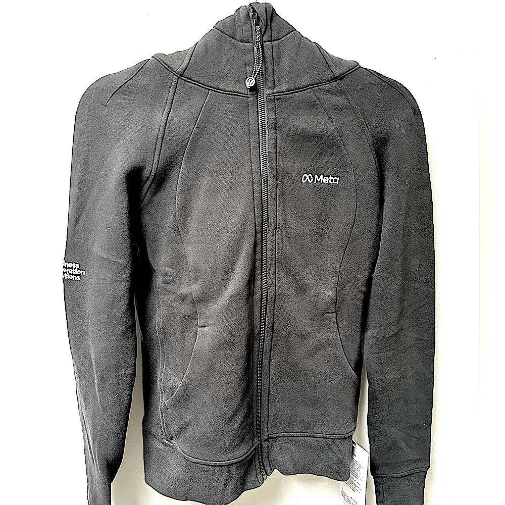 RARE NWT Lululemon Black Scuba Zip-Up Hoodie